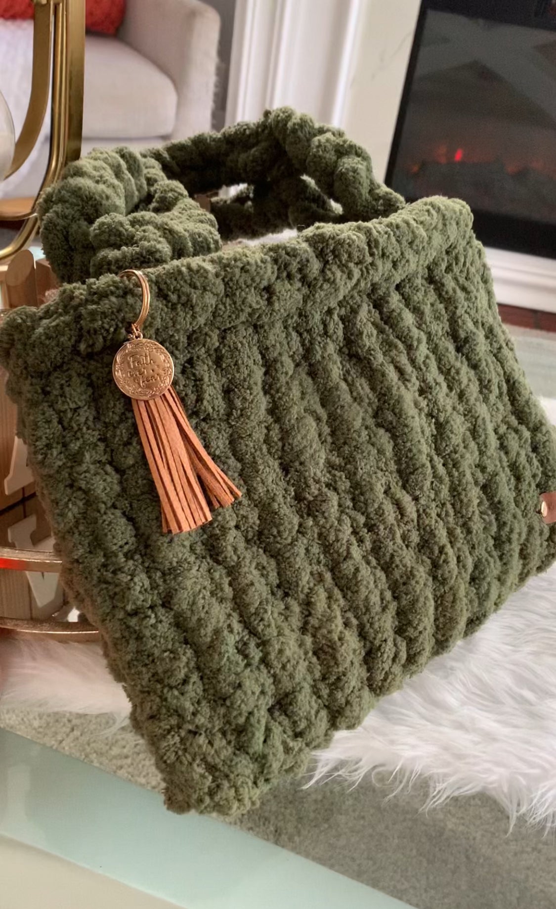 Faith Over Fear - Restored Fall Purse